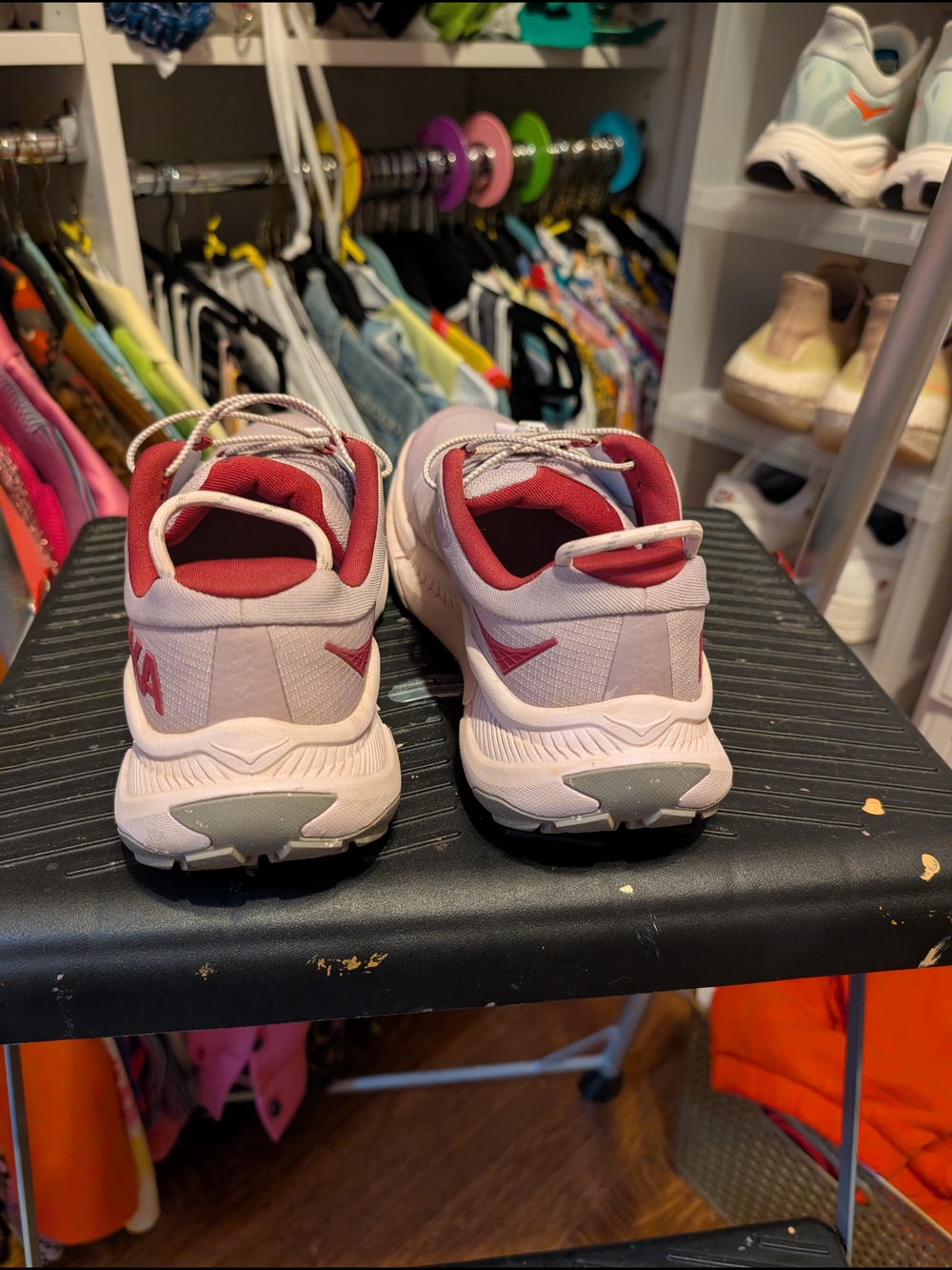 HOKA Transport Purple Pink Gortex Waterproof Trail Shoe - Picture 4 of 9